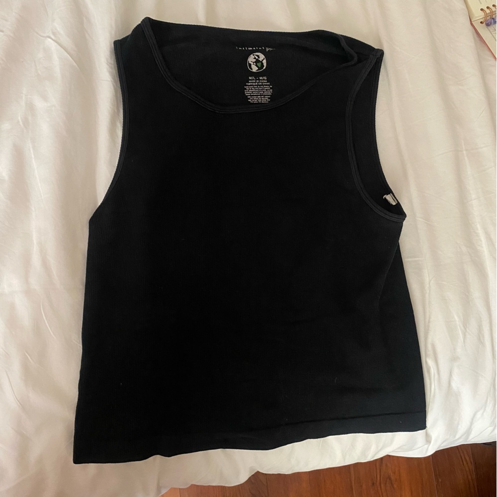 Saved for Later Free People Black Tank Top